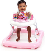 Bright Starts JuneBerry Walk-A-Bout Baby Walker and Entertainer, with Easy Fold Frame for Storage, Ages 6 Months +