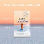 Pure Mineral Grinder Salt from Lake Deborah, Australia - Wild Harvested Lake Salt - 100% Natural, Microplastics, Heavy Metals and Pollutant-Free, Perfect for Cooking and Baking - 400g