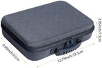 Essential Oils Carrying Case Holds 60 Grids for 1-3ML Roller Bottles 5ml, 10ml, 15ml Bottles Storage Organizer Bag Hard Shell EVA, Essential Oil Bag with Detachable Sponge Pad Black