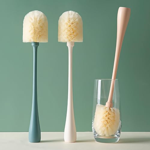 Household Replaceable Long Cup Brush - White
