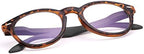 360 Degree Ring Focus Lens Progressive Multifocal Reading Glasses for Men Women Blue Light Blocking Multifocus Computer Readers Ultralight Presbyopic Eyeglasses No Blind Zone Full-rim Frame Eyewear