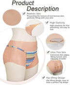 Silicone Fake Vagina Pants Hip Enhancer Pads Short Butt Lifter Underwear Transgender Drag Queens Cosplay