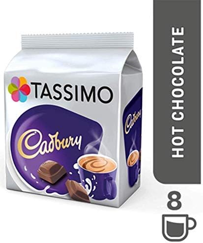 Tassimo Variety Selection - Cadbury Hot Chocolate/L'Or Latte Macchiato - 5 Packs (40 Servings)