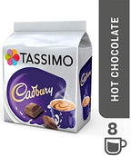 Tassimo Variety Selection - Cadbury Hot Chocolate/L'Or Latte Macchiato - 5 Packs (40 Servings)