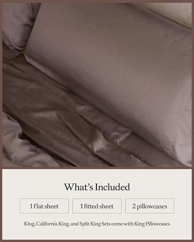 Cozy Earth Luxury Bed Sheet Set - 100% Viscose from Bamboo Fabric, Ultra-Soft & Breathable, Fits Regular & Deep Pocket Mattresses up to 20" - 4 Pieces Twin Sheet Set Walnut