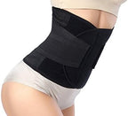 Waist Trimmer Belt- Breathable Postpartum Postnatal Recoery Materinty Support Belt Post Pregnancy After Birth,Pregnancy Belly Band Abdominal Binder,Black,Size M