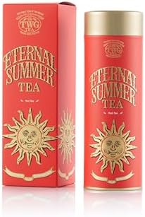 TWG Tea | Eternal Summer Tea | Rooibos | Hibiscus, Redcurrant & Rose | Haute Couture Tin, 100g | Gift Set