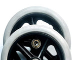 One 6 inch 7 inch 8 inch Manual Wheelchair Accessories Front Wheel Alloy Front Wheel Solid Wheel Wheel/Gray/6Inch