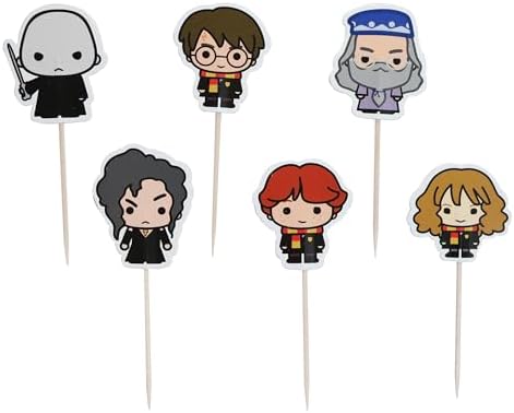 PME Harry Potter Birthday Cupcake Decorating Kit (Set of 24 Cases & Toppers)