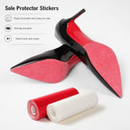 39 in Clear Sole Protector for High Heel Shoes – Anti-Slip Transparent Sole Guard Stickers – Compatible with Christian Louboutin Bottom Heels – Crystal Shoe Sole Protector Pad(5 * 39 in)
