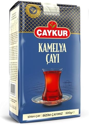 ÇAYKUR Kamelya Black Tea, Smooth & Light Flavor, Loose Leaf, Soft & Balanced Taste, Ideal for Daily Tea Drinking 500gr / 17.6 Oz