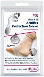 PediFix Visco-gel Achilles Protection Sleeve,White Large