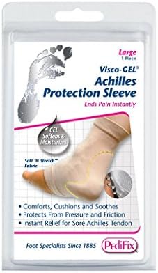 PediFix Visco-gel Achilles Protection Sleeve,White Large