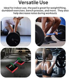 Weightlifting Drop Pad Silence Deadlift Pad Supplies Barbell Cushion Floor Protection for Dumbbell Fitness Bench Press Indoor