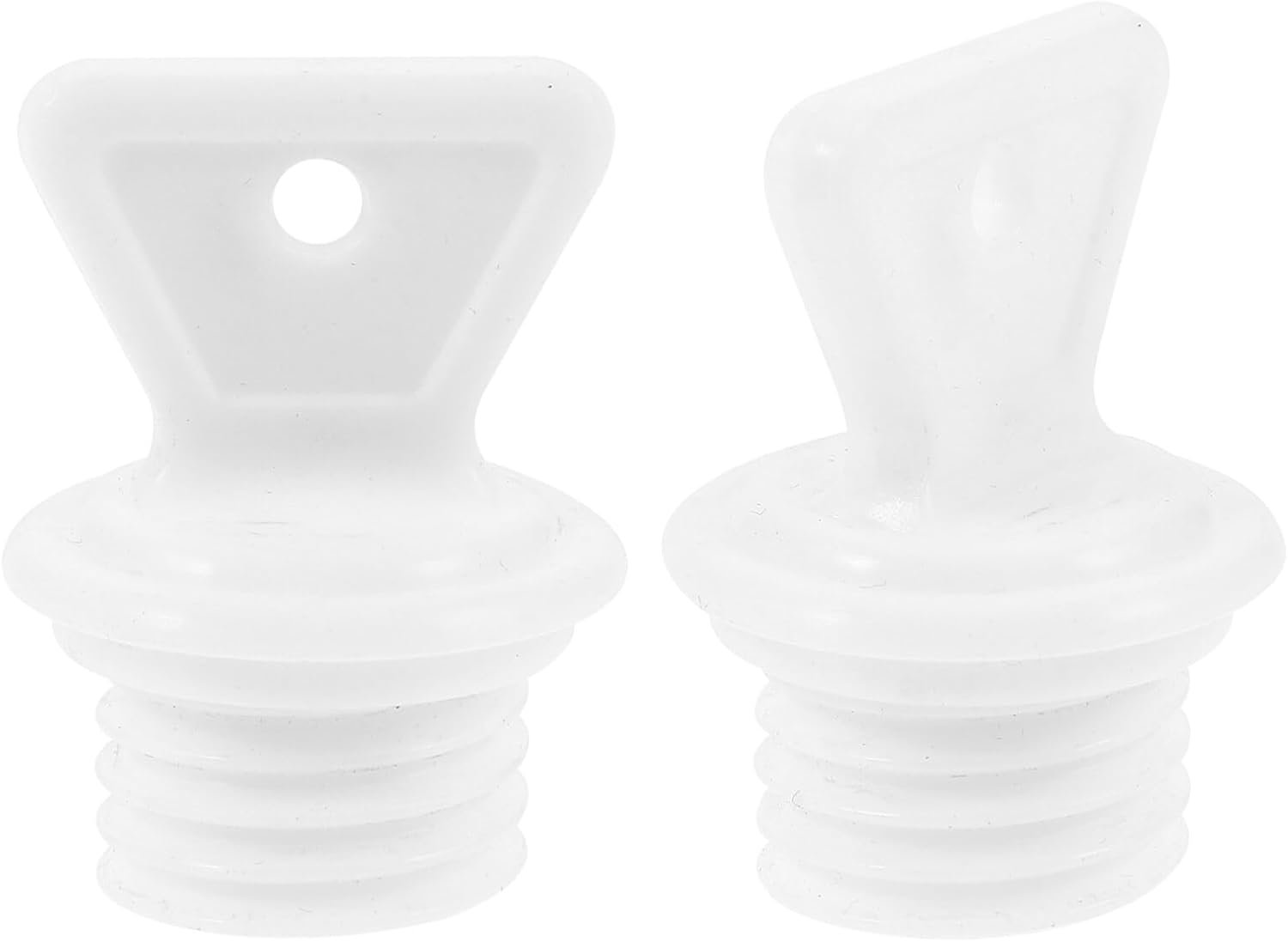 Healeved 2pcs Hot Water Bag Stopper Rubber Hot Water Bottle Cap Plastic Hot Water Sack Plug Anti-Leak Hot Water Bottle Bag Sealing Plug Replacement for Warm Water Bag