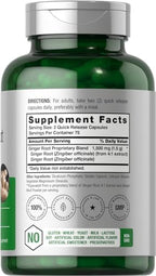 Horbäach Ginger Root Capsules | 150 Pills | Non-GMO, Gluten Free | Ginger Root Extract
