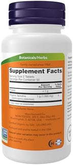 NOW Supplements, Organic Spirulina 500 mg with Vitamins, Minerals and GLA (Gamma-Linolenic Acid), 100 Tablets