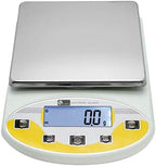 CGOLDENWALL Large Range Lab Digital Analytical Balance, High Stability Sensors, Intelligent Processing, Yellow, 30kg, 0.1g