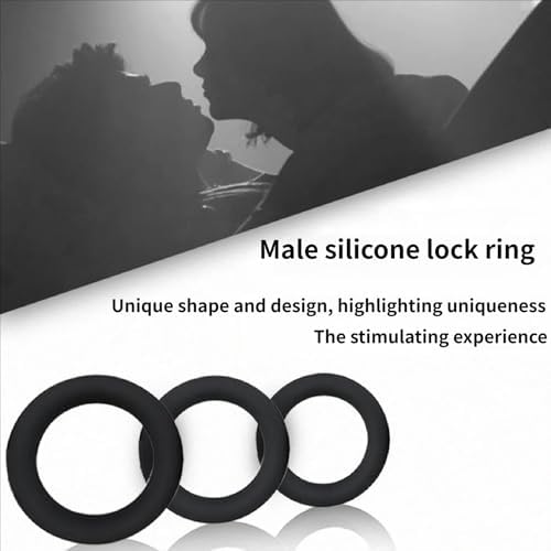 3 PCS Comfortable, Highly Elastic, Invisible Delay Training Rings for Men's Long-Term Training-USLSC007D (Skin Color 3 PCS)