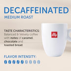 illy Instant Coffee Singles, Classico Decaf Medium Roast, Caramel & Orange Blossom Notes, 40 Single-Serve Packets (2g Each) - Premium Arabica Coffee