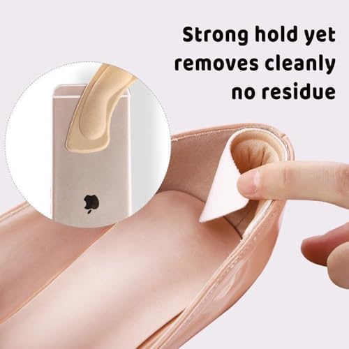 Heel Pads for Shoes Women,6 Pairs Heel Grips for Womens Shoes Inserts for Women Shoes Liners(Black Nude)
