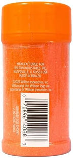 Wilton Sparkling Sugar Decorating Sprinkles, 3.25 oz., Orange