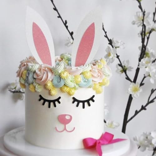 Reindeer decoration Reindeer cake Christmas cake top decoration Reindeer cake top eyelashes nose ears Easter Christmas Halloween party cake emoji