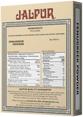 Jalpur - Fenugreek Powder - 375g - (pack of 2)