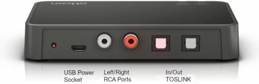 Audique Oticon TV Adapter 3.0 - Compatible with Oticon Intent, Real, More, OPN, Engage, Siya, Xceed, Own, Zircon and Play PX Hearing Aids