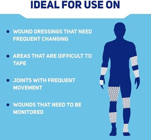 Care Science Elastic Stretch Net, 1 Roll, 5 Yards | Premium First Aid Wound Care, Secures Wound Dressings Firmly & Comfortably in Place