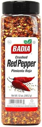 Badia Crushed Red Pepper, 12 oz – Dried and Crushed Red Chili Flakes for Cooking, Seasoning, and Topping