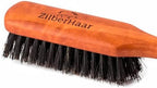 ZilberHaar Regular Beard Brush - Soft Boar Bristles - Beard grooming brush for men - Straightens and Promotes beard growth - Works with Beard Oils and Balms - Essential for beard care kits