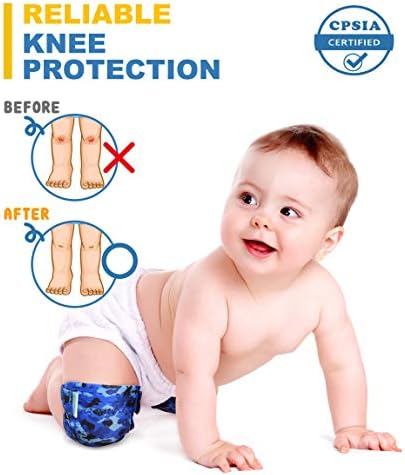 Simply Kids Toddler Knee Pads for Crawling Walking (2 Pairs) - Baby Knee Protector for Toddler, Infant, Girl, Boy, Crawler - Rodilleras para Bebe