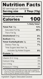 Anthony's Organic Shredded Coconut, 2 lb, Unsweetened, Gluten Free, Non GMO, Vegan, Keto Friendly