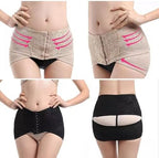 Hip-Up Pelvis Correction Belt for Women Lower Back Sciatica Belt Lace Pelvic Recovery Compression Body Shaper Postpartum Recovery Belly Weight Loss(Black,Medium)