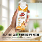 BOOST Breeze Clear Nutritional Drink - 250 Calories - 19 Vitamins & Minerals - 9 g Protein – Fortified Clear with Vitamin A & Zinc - Orange Flavor - 8 fl oz (Pack of 24)