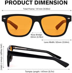 Pro Acme Blue Light Blocking Glasses for Woman Amber Gaming Glasses for Men Computer Glasses for Eyes Strain