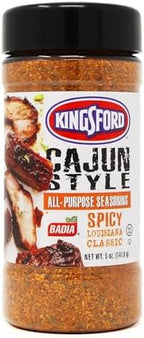 Kingsford Cajun Style All-Purpose Seasoning, Spice Louisiana Classic, 5 oz