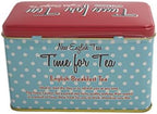 New English Teas Time For Tea Tea Tin with 40 English Breakfast Teabags