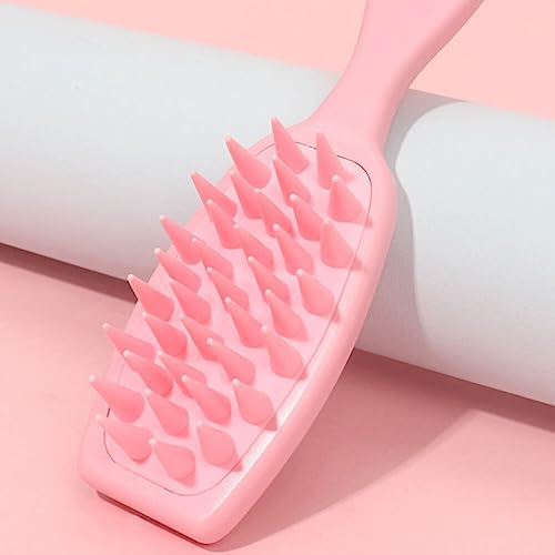 FOMIYES Hair Washing Scalp Brush with Handle Dandruff Comb and Scalp Massager for Deep Cleaning and Itch Relief Portable Hair Shampooing Comb for Home Use