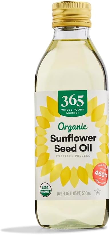 365 by Whole Foods Market, Organic Sunflower Seed Oil, 16.9 Fl Oz
