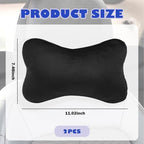 2PCS Car Headrest Pillow,Soft & Comfortable Car Neck Pillow for Driving Fatigue Relieve,All-Season Universal Cars Head Rest Pillows Automotive Interlor Accessorles for Cars,SUVs