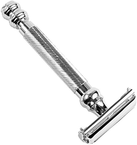 Parker 99R Shave Set - Includes Parker 99R Double Edge Butterfly Safety Razor, Black Badger Brush, Stainless Steel Shave Stand & 5 Blades
