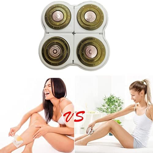 Electric Hair Remover with 4 Heads, Electric Head Hair Shaver, Electric F Electric Hair Remover Hair Trimmer - 4 Heads, USB Rechargeable