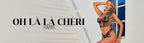 Oh là là Chéri Women's Sexy Marley Soft Cup Open Gusset Teddy With Eyelash Lace and Strapping Detail