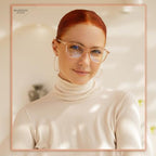 Madison Avenue Vintage TR90 Progressive Multifocus Reading Glasses for Women, Blue Light Multifocal Computer Readers