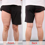 Silicone Fake Legs Set, 1 Pair Realistic Silicone Thigh Pads Leg, Corrector Wearable Fake Calf Silicone Calf Sleeves Onlays for Crooked Or Thin Legs Soft Lifelike Natural Look and Feel(Large)