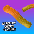 Rotten Original Gummy Worms - Low Sugar, Low Calorie, 7g Gut-Friendly Prebiotic Fiber and 3g Protein, Gluten Free Candy - 5.3 oz Share Pack [4 Pack]