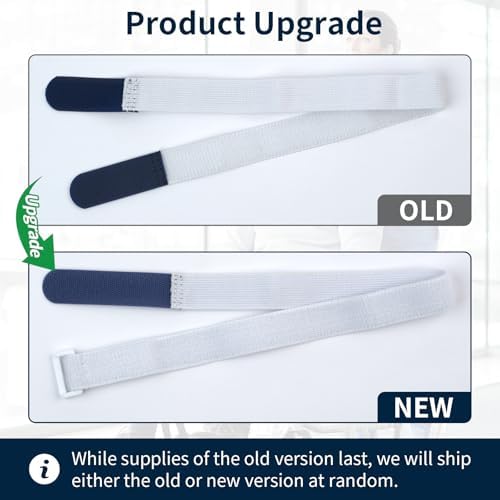 4 Packs Leg Bag Straps(Blue), Urine Drainage Bag Strap Catheter Leg Bag Straps with Soft Elastic Fabric Comfortable Silicone Grips for Men Women