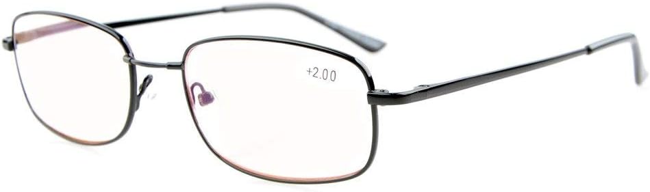 Eyekepper Computer Readers Bridge-flex Memory Titanium Mens Womens Spring Hinges Computer Reading Glasses